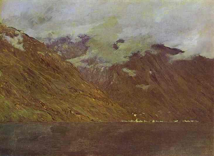 Order Oil Painting Replica Lake Como, 1894 by Isaak Ilyich Levitan (1860-1900, Russia) | ArtsDot.com