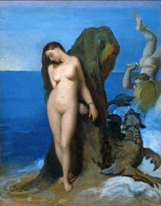 Order Oil Painting Replica Perseus and Andromeda by Jean Auguste Dominique Ingres (1780-1867, France) | ArtsDot.com