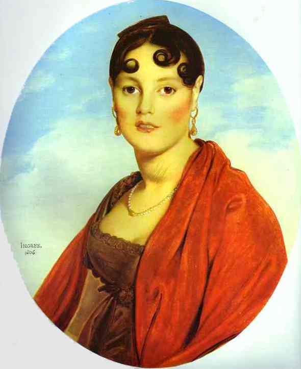 Buy Museum Art Reproductions Portrait of Madame Aymon, La belle Zélie by Jean Auguste Dominique Ingres (1780-1867, France) | ArtsDot.com