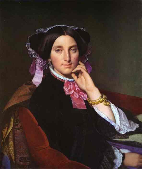Order Paintings Reproductions Portrait of Madame Gonse by Jean Auguste Dominique Ingres (1780-1867, France) | ArtsDot.com