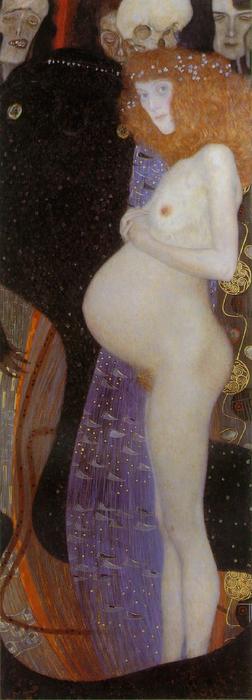顺序 油畫 辨и, 1903 通过 Gustave Klimt (1862-1918, Austria) | ArtsDot.com