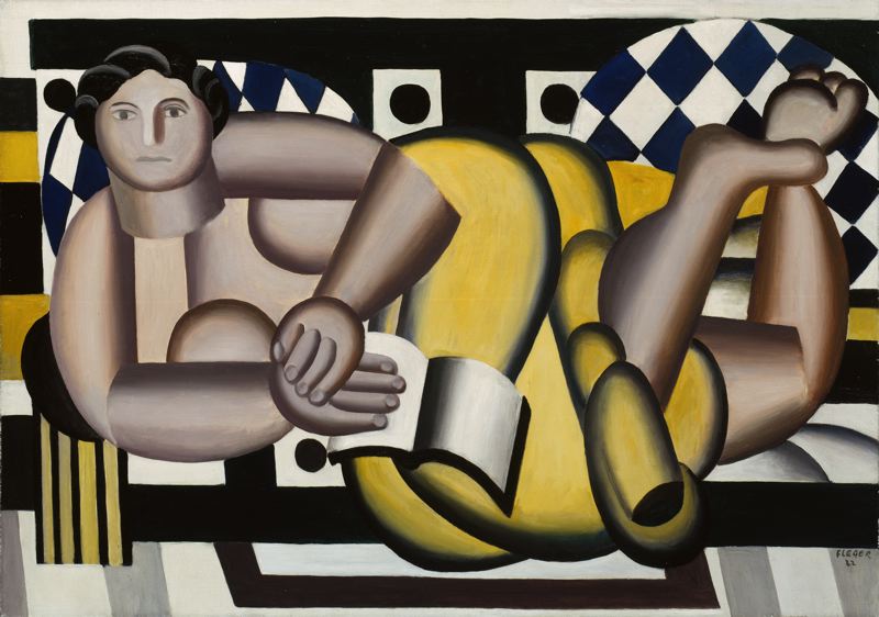 Buy Museum Art Reproductions Reclining Woman by Fernand Leger (Inspired By) (1881-1955, France) | ArtsDot.com