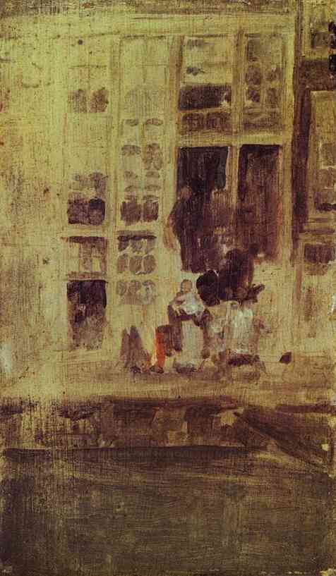 Buy Museum Art Reproductions The Grey House by James Abbott Mcneill Whistler (1834-1903, United States) | ArtsDot.com
