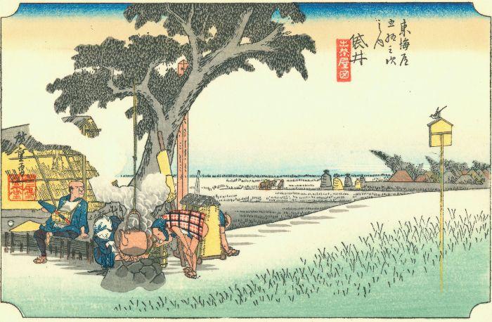 Order Oil Painting Replica 27th station, Fukuroi by Ando Hiroshige (1797-1858, Japan) | ArtsDot.com