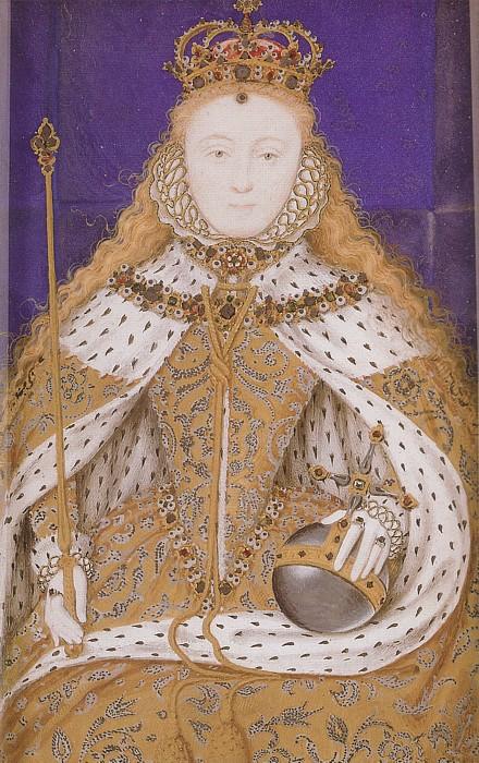 Order Art Reproductions Elizabeth I Coronation Miniature by Nicholas Hilliard (1577-1619, United Kingdom) | ArtsDot.com