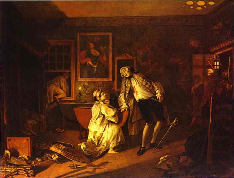 Buy Museum Art Reproductions The Death of the Earl by William Hogarth (1697-1764, United Kingdom) | ArtsDot.com
