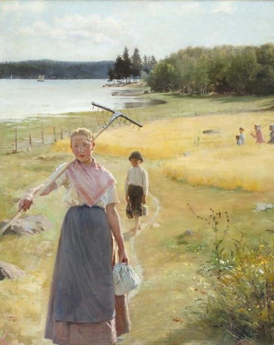 Order Oil Painting Replica August by Albert Edelfelt (1854-1905, Finland) | ArtsDot.com