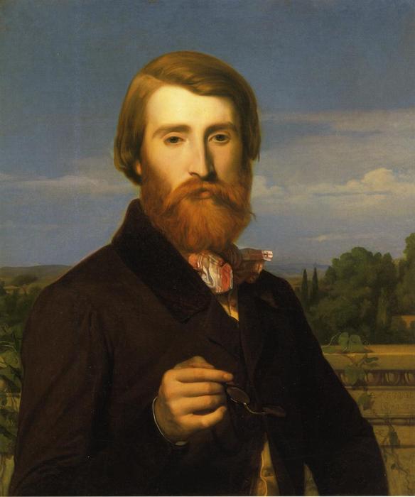 Order Paintings Reproductions Portrait of Alfred Bruyas by Alexandre Cabanel (1875-1889, France) | ArtsDot.com