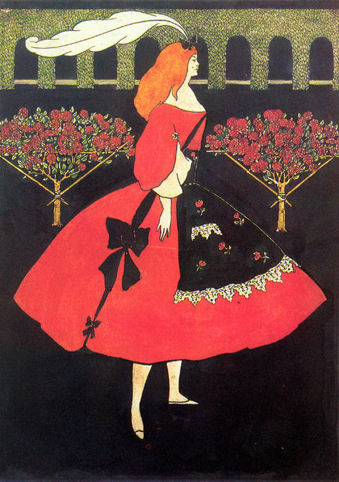 Order Paintings Reproductions The Slippers of Cinderella by Aubrey Vincent Beardsley (1872-1898, United Kingdom) | ArtsDot.com