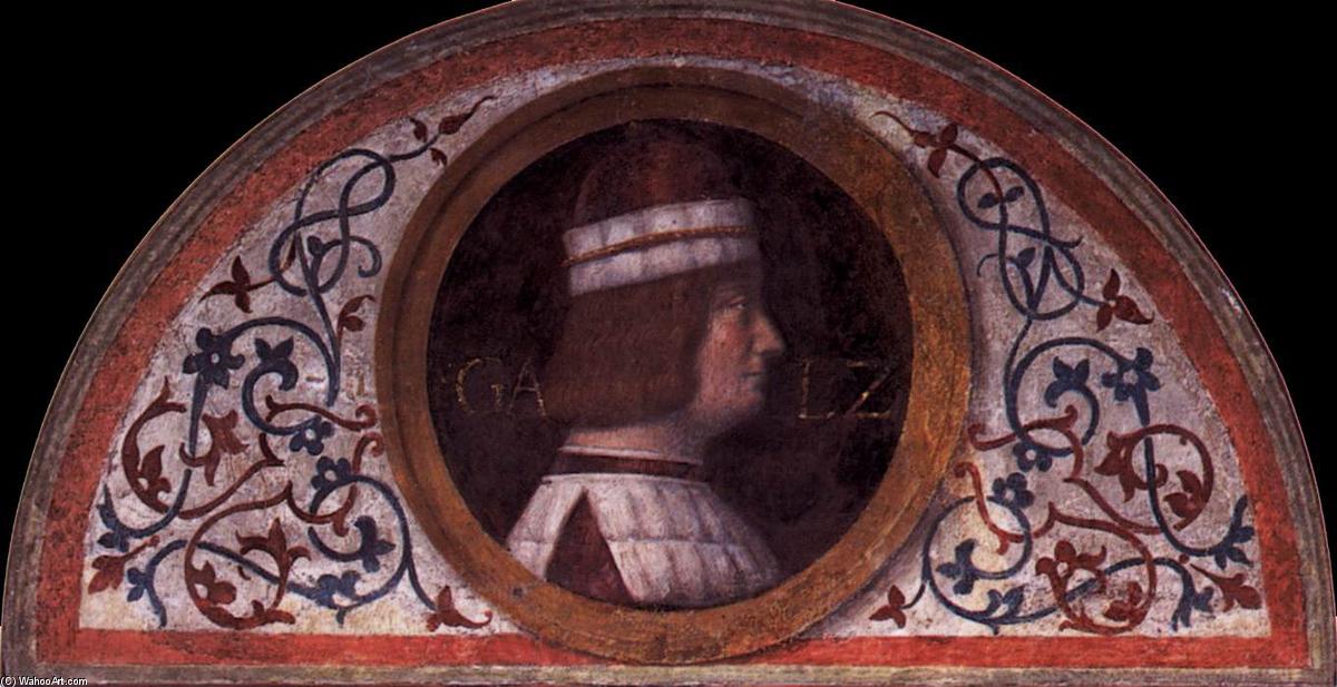 Order Art Reproductions Portrait of Galeozzo Sforza by Bernardino Luini (1480-1532, Italy) | ArtsDot.com