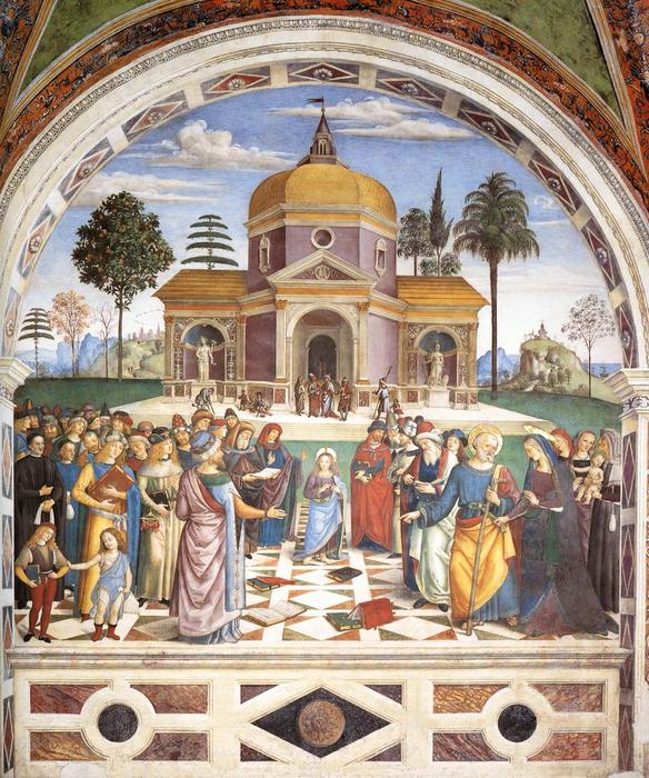 Order Artwork Replica Christ among the Doctors by Bernardino Di Betto (Pintoricchio) (1454-1513, Italy) | ArtsDot.com