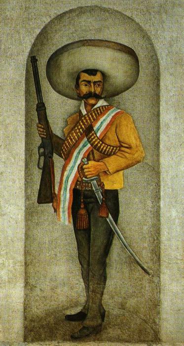 Order Artwork Replica History of Cuernavaca and Morelos. Zapata by Diego Rivera (Inspired By) (1886-1957, Mexico) | ArtsDot.com