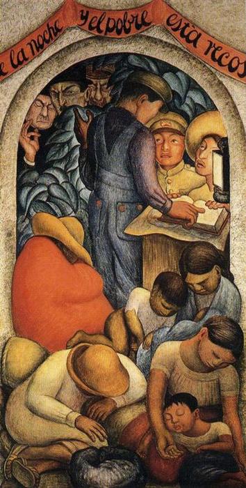Buy Museum Art Reproductions Night of the Poor, 1928 by Diego Rivera (Inspired By) (1886-1957, Mexico) | ArtsDot.com