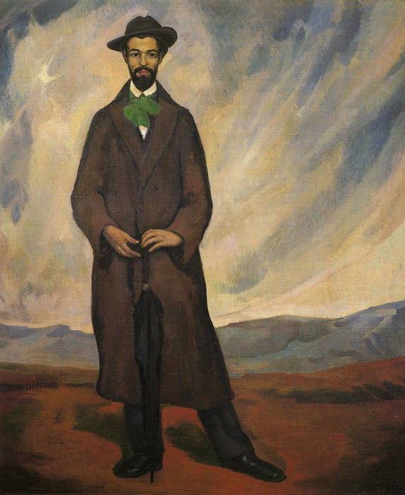 Order Art Reproductions Portrait of a Spaniard (Herman Alsina) by Diego Rivera (Inspired By) (1886-1957, Mexico) | ArtsDot.com