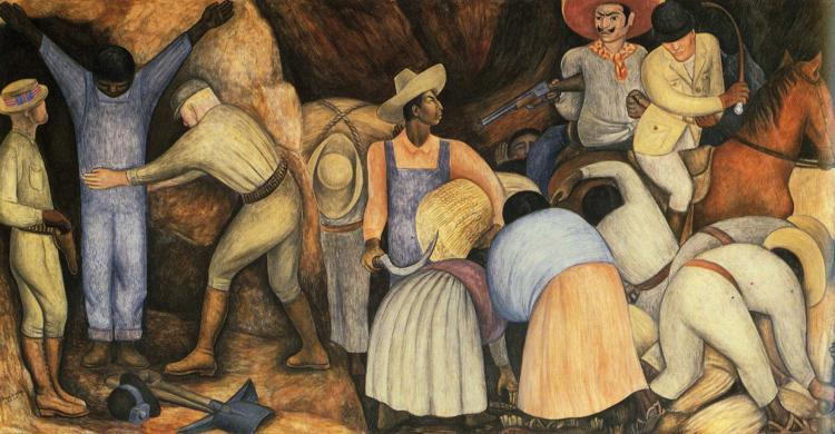 Order Paintings Reproductions The Exploiters, 1926 by Diego Rivera (Inspired By) (1886-1957, Mexico) | ArtsDot.com
