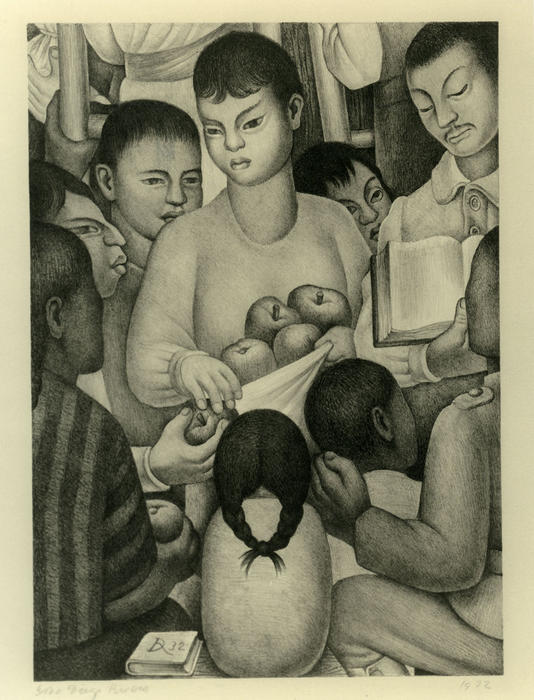 Order Artwork Replica The Fruits of Labor by Diego Rivera (Inspired By) (1886-1957, Mexico) | ArtsDot.com