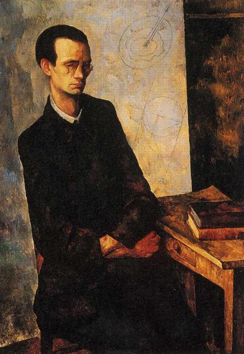 Buy Museum Art Reproductions The Mathematician, 1918 by Diego Rivera (Inspired By) (1886-1957, Mexico) | ArtsDot.com