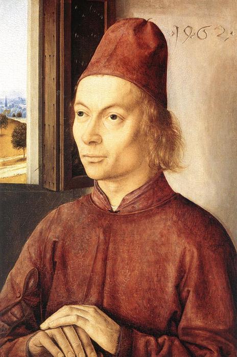 Buy Museum Art Reproductions Portrait of a Man, 1470 by Dierec Bouts (1410-1475) | ArtsDot.com