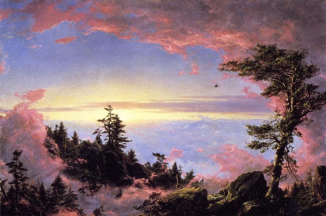 Order Oil Painting Replica Above the Clouds at Sunrise by Frederic Edwin Church (1826-1900, United States) | ArtsDot.com