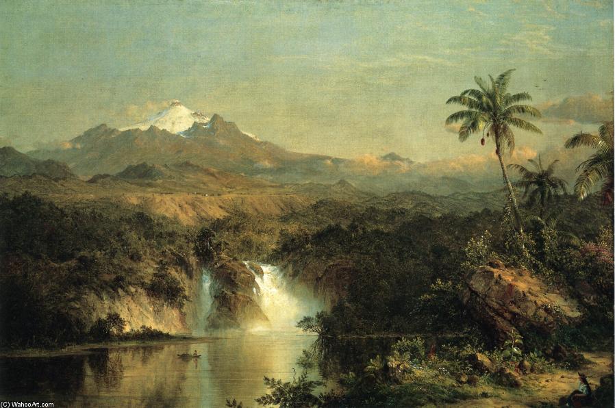 Buy Museum Art Reproductions View of Cotopaxi, 1857 by Frederic Edwin Church (1826-1900, United States) | ArtsDot.com