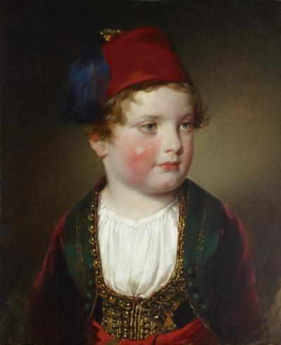 Order Art Reproductions Portrait of Victor Prinz Odescalchi by Friedrich Ritter Von Amerling (1803-1887) | ArtsDot.com