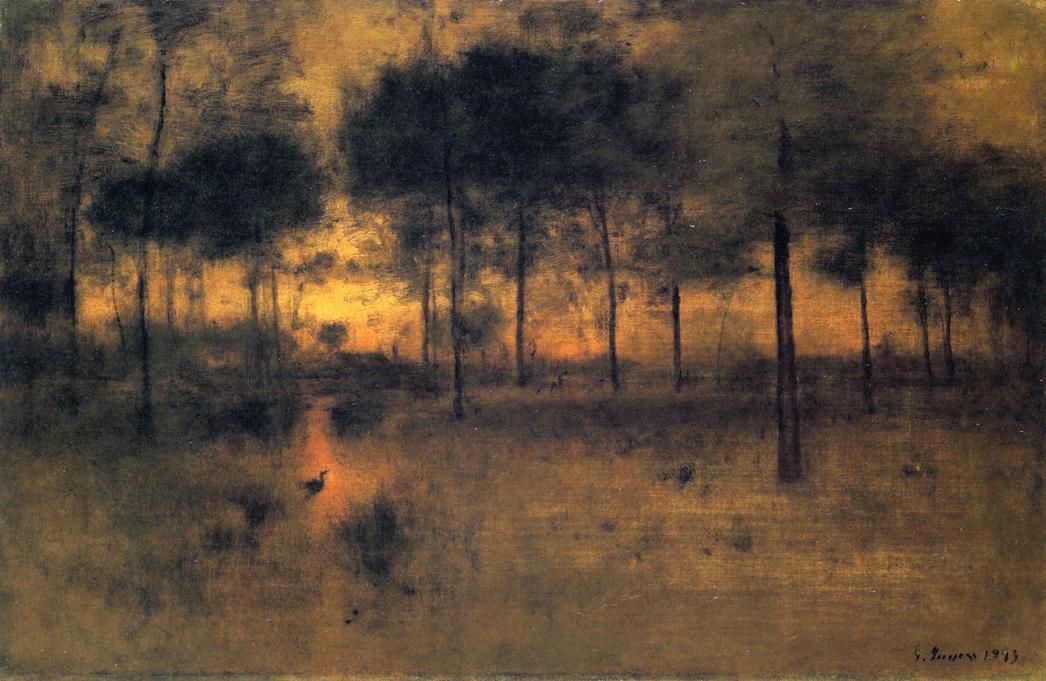 Buy Museum Art Reproductions The Home of the Heron, 1893 by George Inness (1825-1894, United States) | ArtsDot.com