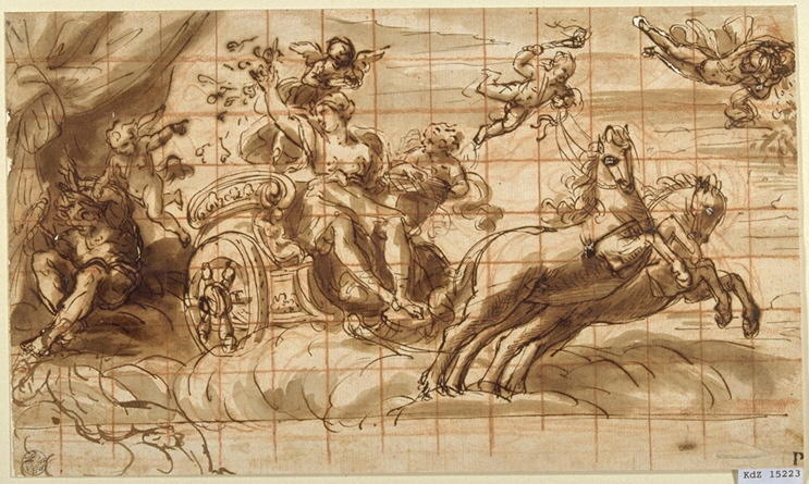 Buy Museum Art Reproductions Aurora (study) by Guercino (Barbieri, Giovanni Francesco) (1591-1666, Italy) | ArtsDot.com