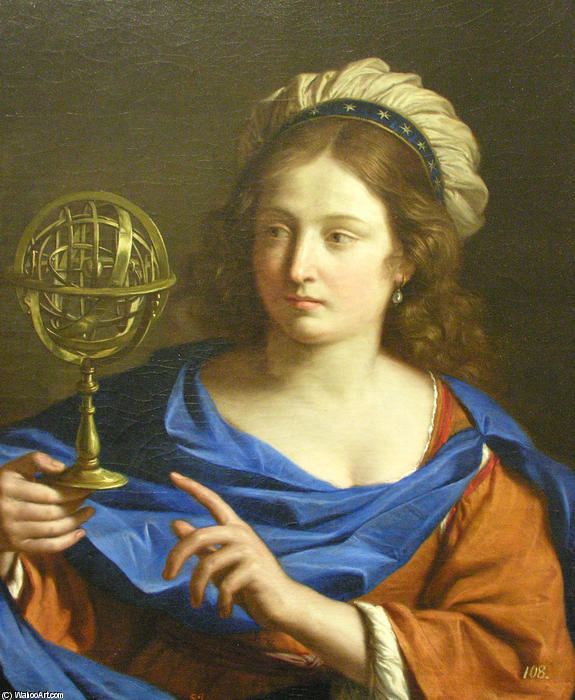 Buy Museum Art Reproductions Personification of Astrology by Guercino (Barbieri, Giovanni Francesco) (1591-1666, Italy) | ArtsDot.com