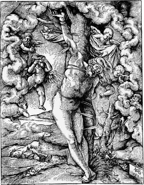 Order Art Reproductions St. Sebastian by Hans Baldung (1485-1545, Germany) | ArtsDot.com