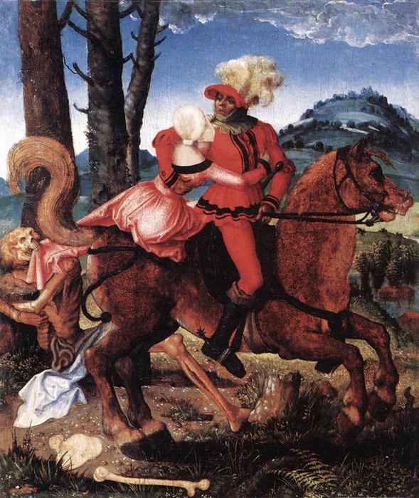 Buy Museum Art Reproductions The Knight The Young Girl And Death by Hans Baldung (1485-1545, Germany) | ArtsDot.com