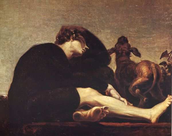 Buy Museum Art Reproductions Solitude at Dawn by Henry Fuseli (Johann Heinrich Füssli) (1741-1825, Switzerland) | ArtsDot.com