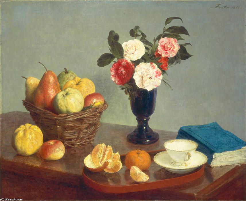 Order Art Reproductions Still Life 1 by Henri Fantin Latour (1836-1904, France) | ArtsDot.com
