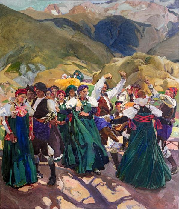 Order Art Reproductions Aragon, La Jota by Joaquin Sorolla Y Bastida (1863-1923, Spain) | ArtsDot.com