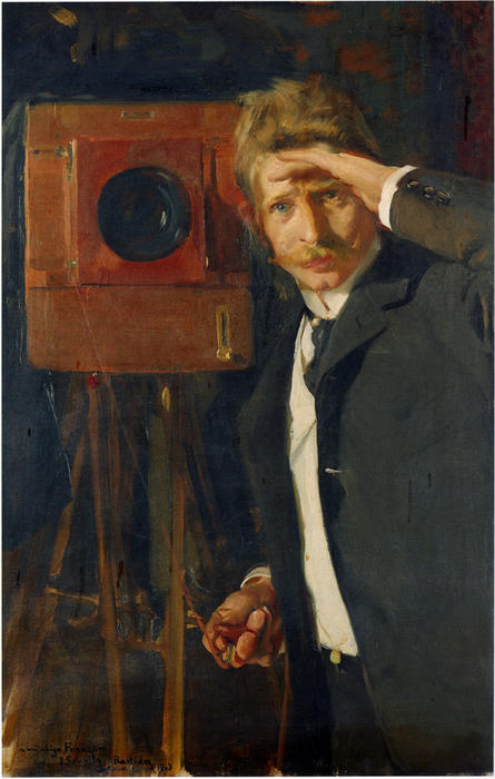 Buy Museum Art Reproductions Portrait of photographer, Christian Franzen, 1901 by Joaquin Sorolla Y Bastida (1863-1923, Spain) | ArtsDot.com
