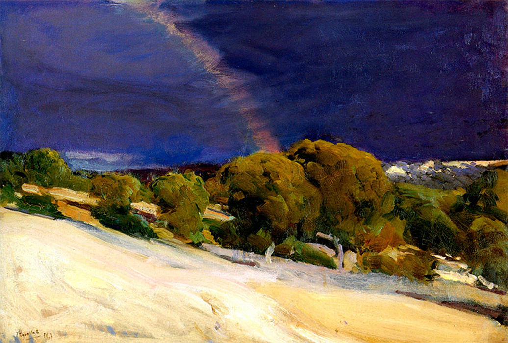 Order Oil Painting Replica The Rainbow, 1907 by Joaquin Sorolla Y Bastida (1863-1923, Spain) | ArtsDot.com