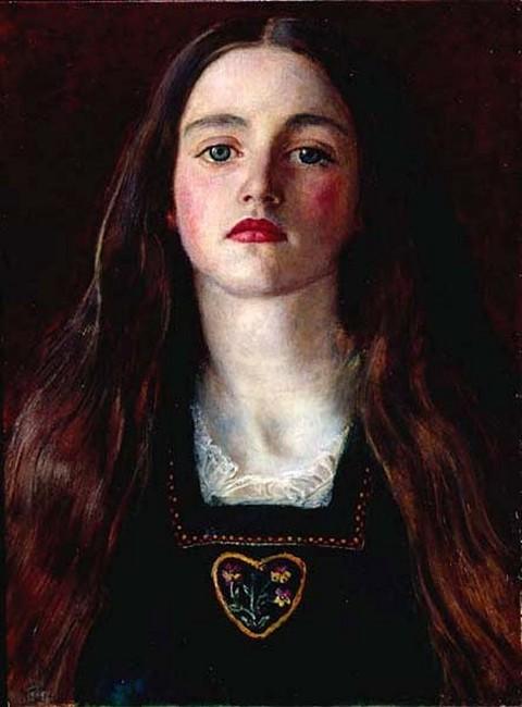 Order Oil Painting Replica Portrait of a Girl (Sophie Gray) by John Everett Millais | ArtsDot.com