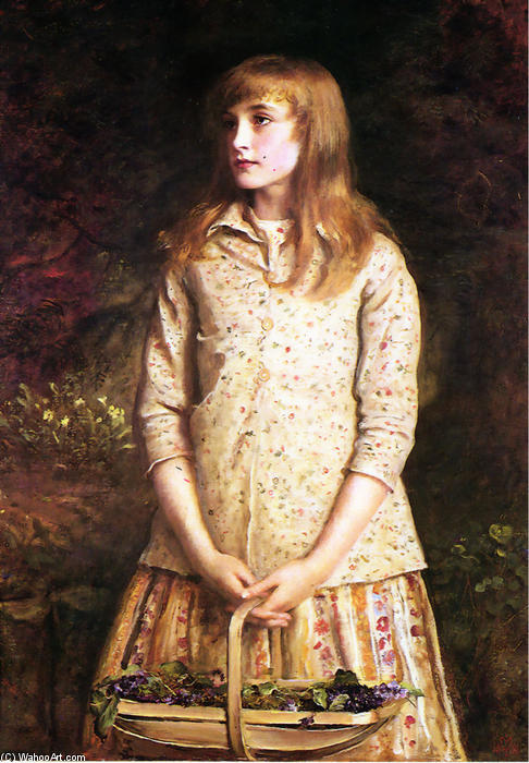 Order Artwork Replica Sweetest eyes were ever seen by John Everett Millais | ArtsDot.com