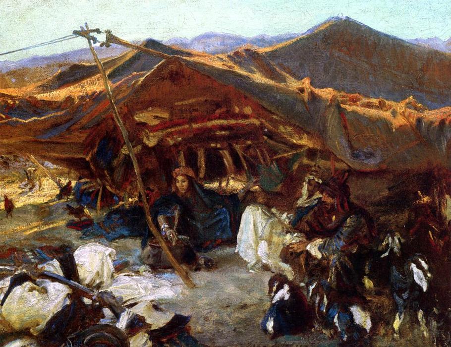 Order Paintings Reproductions Bedouin Encampment, 1906 by John Singer Sargent (1856-1925, Italy) | ArtsDot.com