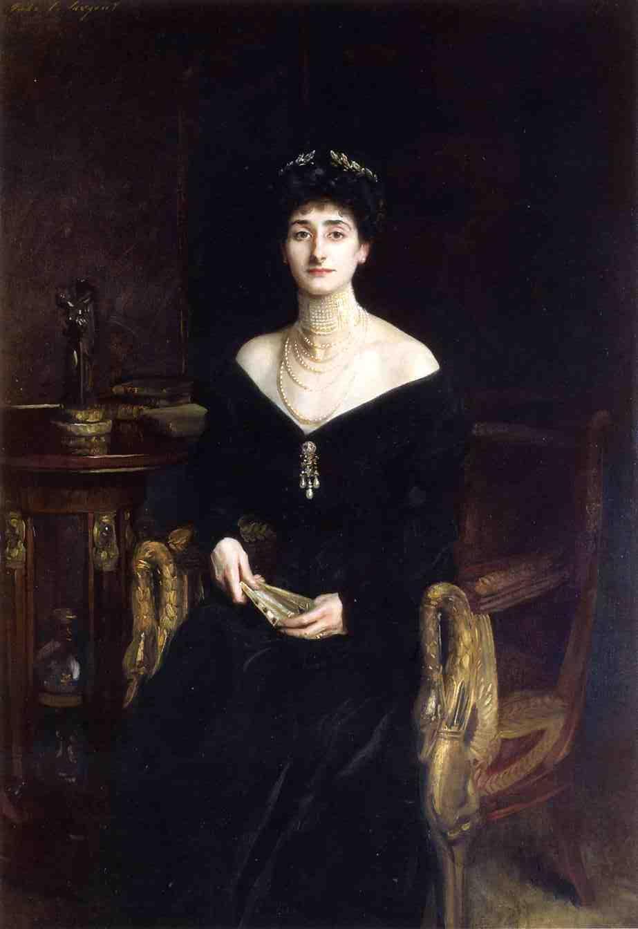 Buy Museum Art Reproductions Portrait of Mrs. Ernest G. Raphael, née Florence Cecilia Sassoon by John Singer Sargent (1856-1925, Italy) | ArtsDot.com