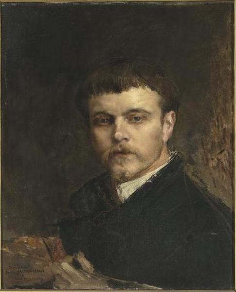 Buy Museum Art Reproductions Autoportrait by Jules Bastien Lepage (1848-1884, France) | ArtsDot.com