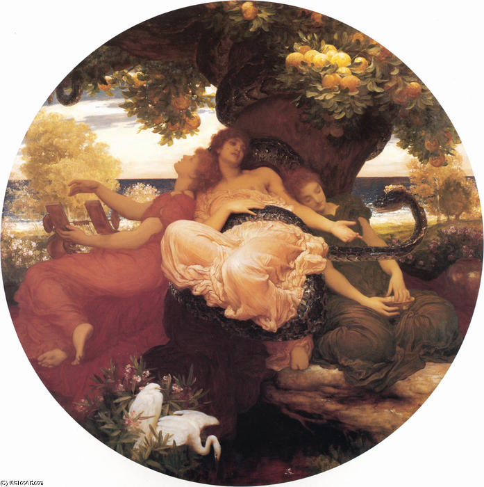 Order Paintings Reproductions The Garden of the Hesperides by Lord Frederic Leighton | ArtsDot.com