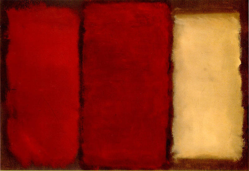 Buy Museum Art Reproductions Three by Mark Rothko (Marcus Rothkowitz) (Inspired By) (1903-1970, Latvia) | ArtsDot.com