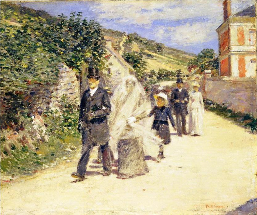 Order Paintings Reproductions The Wedding March, 1892 by Theodore Robinson (1852-1896, United States) | ArtsDot.com
