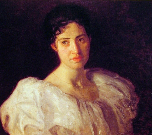 Buy Museum Art Reproductions Miss Lucy Lewis by Thomas Eakins (1844-1916, United States) | ArtsDot.com
