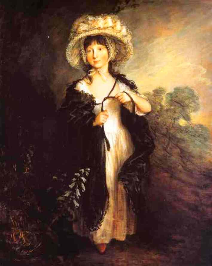Ordinare Riproduzioni Di Quadri Signorina Haverfield, 1782 di Thomas Gainsborough (1727-1788, United Kingdom) | ArtsDot.com