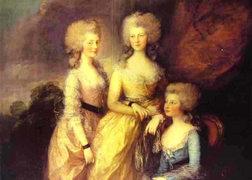 Ordinare Riproduzioni Di Quadri Le Tre Principesse Anziane, 1784 di Thomas Gainsborough (1727-1788, United Kingdom) | ArtsDot.com