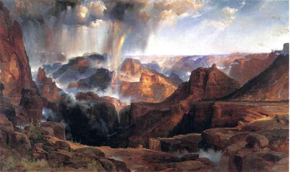 Buy Museum Art Reproductions Chasm of the Colorado, 1873 by Thomas Moran (1837-1926, United Kingdom) | ArtsDot.com