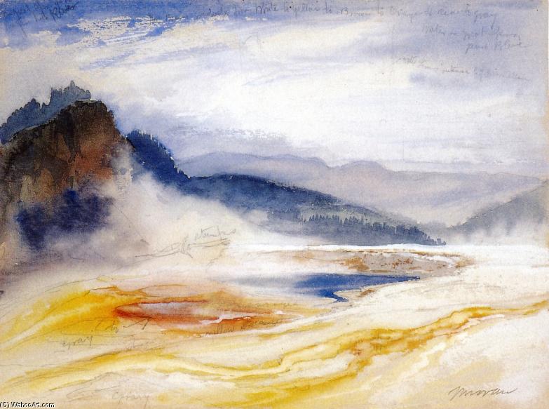 Order Artwork Replica Great Springs of the Firehole River by Thomas Moran (1837-1926, United Kingdom) | ArtsDot.com