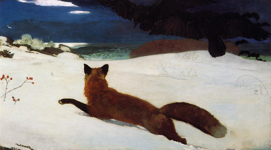順序 「アート再現 フォックスハント, 1893 バイ Winslow Homer (1836-1910, United States) | ArtsDot.com