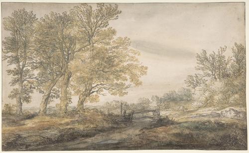 Order Paintings Reproductions Landscape with Trees by Aelbert Jacobsz Cuyp (1620-1695, Netherlands) | ArtsDot.com